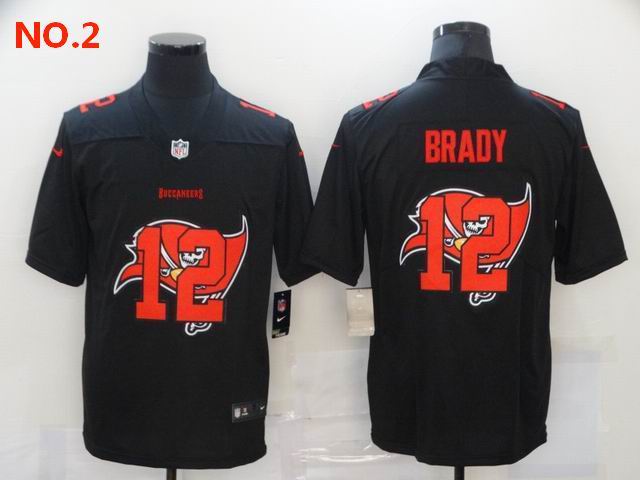 Men's Tampa Bay Buccaneers #12 Tom Brady Jesey NO.2;